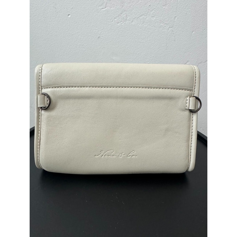 Nena & Co. Tesoro Cream Leather Envelope Crossbody Bag Boho - Picture 5 of 15